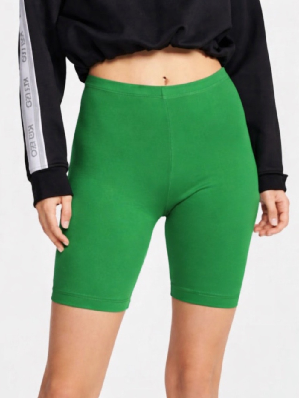 $90 New Cotton Citizen Siena Bike Short - Green - XS